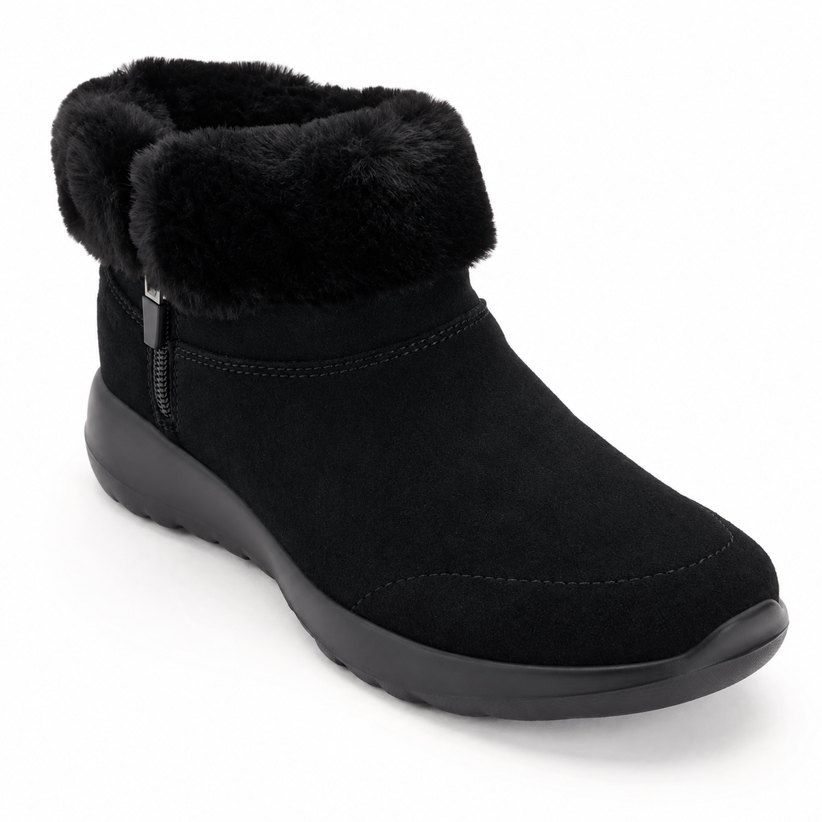 Women's Cozy Faux Fur-Lined Ankle Boots